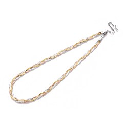 (52) Непрозрачная лаванда 5мм 304 ожерелья из плетеной цепочки из нержавеющей стали с рисунком «елочка», ионное покрытие (ip), разноцветные, 16.06~20.24 дюйм (40.8~51.4 см)