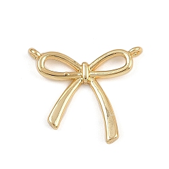 Золотой Латунные подвески, бантом, золотые, 15x17.5x2 мм, отверстие : 1 мм