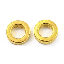 Golden Alloy Spacer Beads, Flat Ring, Golden, 11x3mm, Inner Diameter: 7mm