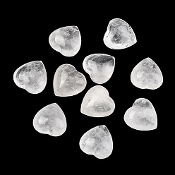 Хрусталь Натуральные кварцевые кристаллы в форме сердца из пальмовых камней, горного хрусталя, Подарок для медитации на баланс энергии Рейки, 20x20x12 мм