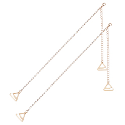 Золотой Струны из сплава, нескользящие бретели бюстгальтера с застежкой, золотые, 450 мм