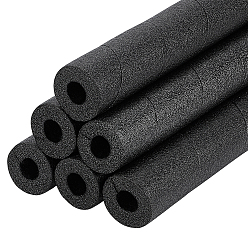 Черный Трубная изоляция из вспененного полиэтилена, для наружного и внутреннего бассейна ручка водопроводная труба, чёрные, 402x45 мм