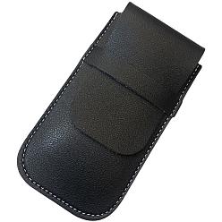 Черный 1 Прямоугольный чехол для хранения часов из искусственной кожи (PU), портативные дорожные чехлы для наручных часов, чёрные, 12.5x7 см