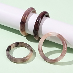 Кварц Браслеты из натурального кварца для женщин, внутренний диаметр: 2~2-3/8 дюйм (5~6 см), 12~13 мм