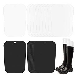 (52) Непрозрачная лаванда 20шт 2 цвета пластиковая внутренняя стойка для обуви, предохранение обуви от деформации, разноцветные, 403x235~280x0.6 мм, отверстие : 20 мм, 10 шт / цвет