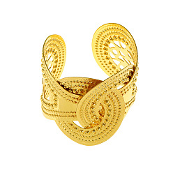 Light Gold Brazaletes de hierro texturizado para mujer, la luz de oro, diámetro interior: 2.24 pulgada (5.7 cm)