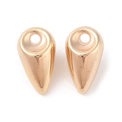 Золотой Пластмассовые подвески ccb, конус, золотые, 20x11x11 мм, отверстие : 2.5 мм