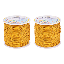 Темно-Золотистый Нейлоновая нить, темные золотарник, 1 мм, около 80 м / рулон