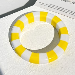 Желтый Cmолы браслеты, полоса, желтые, внутренний диаметр: 2.52 дюйм (6.4 см)