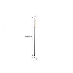 Platinum Metal Heavy Duty Hand Sewing Needles, Platinum, 60mm
