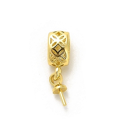 Real 18K Gold Plated Rack Plating Brass Ice Pick Pinch Bails, Long-Lasting Plated, Lead Free & Cadmium Free, Real 18K Gold Plated, 15mm, Hole: 4.8x2.8mm, Pinch Bails: 7x3mm, Pin: 0.8mm