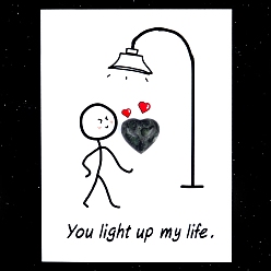 Яшма Камбаба Украшения в форме сердца из натуральной камбабской яшмы, с бумажными карточками, фигурка для украшения дома, энергетический камень рейки для исцеления, 15 мм