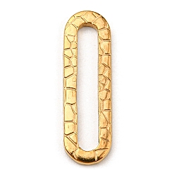 Золотой 304 нержавеющей стали связывающий кольца, , овальные, золотые, 25x7.5x2 мм, внутренний диаметр: 21x3 мм