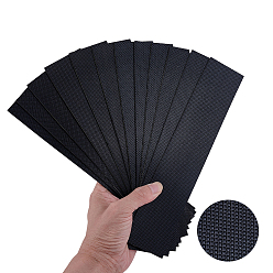 Черный 15 шт. самоклеящиеся накладки, накладки для защиты мебели от скольжения, захваты для мебели, прямоугольные, чёрные, 25x5x0.2 см