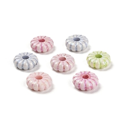 (52) Непрозрачная лаванда Пластиковые бусины, цветок, разноцветные, 8.5x3 мм, отверстие : 2 мм, 2083 шт / 500 г