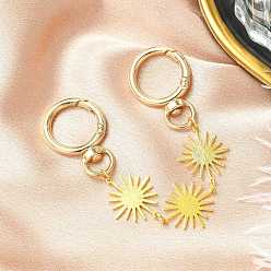 Золотой Латунные тройные цепи-удлинители для сумок-солнце, с поворотными застежками из цинкового сплава, аксессуары для замены сумок, золотые, 169 мм