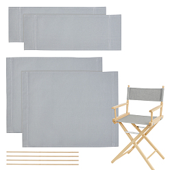 Серый Стул ткань оксфорд, запасные части ткани пляжного кресла, серые, 530x410x4 мм