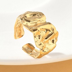 Настоящее золото 18K 304 кольца из нержавеющей стали, реальный 18 k позолоченный, 12 мм