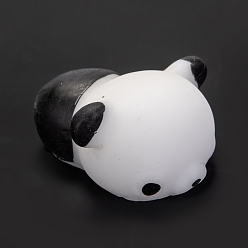 White Panda Shape Stress Toy, Funny Fidget Sensory Toy, for Stress Anxiety Relief, White, 37x32.5x16.5mm