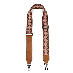 Кокосово-Коричневый Сумка через плечо с регулируемыми ремнями из полиэстера в богемном этническом стиле, замена плечевого ремня, кокосового коричневый, 132x3.8 см