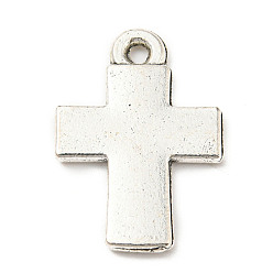 Античное Серебро Сплавочные подвески тибетского стиля, крестик, античное серебро, 22x15.5x2 мм, отверстие : 1.6 мм, 280 шт / 500 г