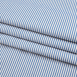 Blue Polycotton Fabrics, Clothing Accessories, Stripe Pattern, Blue, 1600x1mm