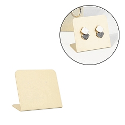 Aluminum Alloy Aluminium Alloy Earring Display Stands, L-Shaped, 7x3.1x5cm, Hole: 1.4mm