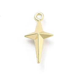 Звезда Подвески из сплава , золотые, звезда, 17x9x5 мм, отверстие : 1 мм