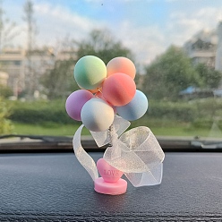 Сердце Милый пенопластовый весенний орнамент из воздушных шаров, смоляная основа для украшения салона автомобиля, сердце, 70x30x120 мм