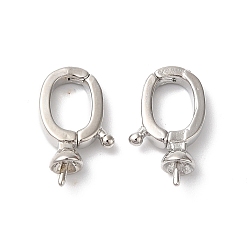 Платина Поручительств латуни кулон, без кадмия, без никеля и без свинца, платина, 14.5x4x8.5 мм