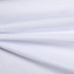 Blanc Tissu antidérapant en polyester, artisanat de bricolage, blanc, 2000x1630x0.5mm