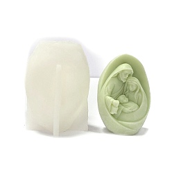 Белый Хунмэн рельефные столбы для свечей своими руками силиконовые формы, пищевой силикон, для изготовления ароматических свечей, белые, 62x65x80 мм