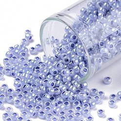 (921) Ceylon Virginia Bluebell Тохо 8/0 круглые бусины, японский бисер, (921) цейлонский колокольчик из вирджинии, 3 мм, отверстие : 1 мм, Около 1110 шт / 50 г