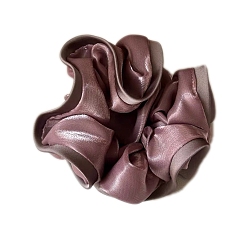 Бледно-фиолетовый Красный Резинки для волос из органзы, для девочек или женщин, резинка для волос / резинки для волос, бледно-фиолетовый красный, 130 мм