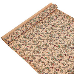 Цветок 0.5 пробковая ткань, для кожаной обуви, аксессуары для багажа, цветок, 1400x0.5 мм