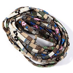 Bisque Ethnic Style Cotton Thread, DIY Jewelry Accessories, Bisque, 5mm, about 5.03 Yards(4.6m)/Set