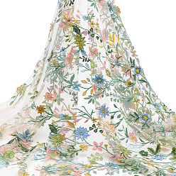 Сэнди Коричневый Полиэстеровое кружевное полотно с цветочным узором, для аксессуаров одежды, песчаный коричневый, 1600 мм