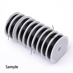 Camellia Tiger Tail Wire, Nylon-coated Stainless Steel, Camellia, 0.45mm, about 229.65 Feet(70m)/roll, 10 rolls/group