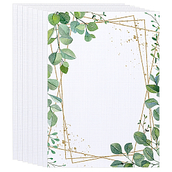 Белый Простой узорчатый картон, белые, 210x150x0.3 мм