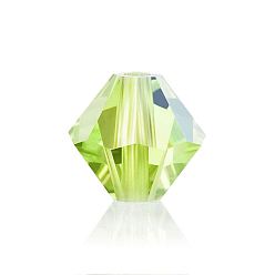 50540 200 Limecicle AB Хрустальные бусины preciosa®, чешский хрусталь, биконус(451 69 302 рондель), 50540 200 лаймцикл аб, 6 мм, отверстие : 1 мм