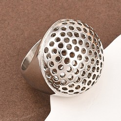 Нержавеющая Сталь Цвет 304 открытые манжеты из нержавеющей стали, круглые, цвет нержавеющей стали, 7.5 мм, внутренний диаметр: 17.4 мм