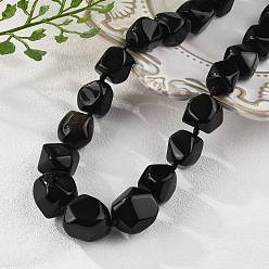 (946F)Морозный цвет внутри  Жонкиль / Непрозрачная зеленая подкладка Ожерелья из натуральных окрашенных и нагретых черных агатов с бусинами для женщин и мужчин, 20.08~21.26 дюйм (51~54 см)