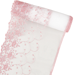 Индийский Красный 6м кружевная отделка, полиэфирная лента для изготовления ювелирных изделий, аксессуары для одежды, Индийская красная, 10-1/4 дюйм (260 мм), около 6.56 ярдов (6 м) / комплект