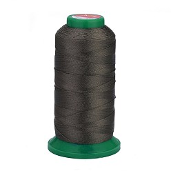 Coffee Polyester Sewing Threads, Temperature Heat Resistant Threads, DIY Leather Sewing Craft, Bookbinding, Shoe Repairing, Coffee, 0.3mm, 1800m/roll