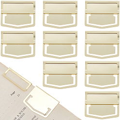 Золотой 14 шт. закладки из нержавеющей стали с зажимом для страниц, мини-зажим для индекса, канцелярские подарки, золотые, 29x35x3 мм