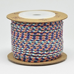 Разноцветный Нейлоновая нить, красочный, 2 мм, Около 20 ярдов / рулон