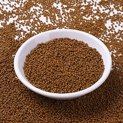 (RR4459) Duracoat Dyed Opaque Sienna MIYUKI Round Rocailles Beads, Japanese Seed Beads, 11/0, (RR4459) Duracoat Dyed Opaque Sienna, 2x1.3mm, Hole: 0.8mm, about 50000pcs/pound