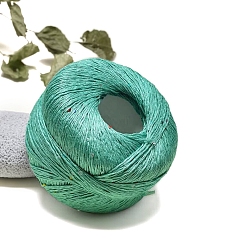 Светлый Морско-зеленый Хлопковые волокна пряжа для вязания с пайетками, для одежды шарфы свитера шали шапки, светло-зеленый, 1 мм