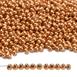 (DP1053) Galvanized Yellow Gold Миюки 3.4мм капельные бусины, японский бисер, оцинкованный окрашенный, (dp1053) оцинкованное желтое золото, 3.4x3 мм, отверстие : 0.65 мм, Около 900 шт / 50 г