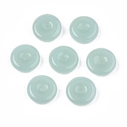 Dunkles Seegrün Transparente sprühlackierte Glasperlen, Friedensschnalle, dunkles Seegrün, 10x3 mm, Bohrung: 1.5x1.6 mm